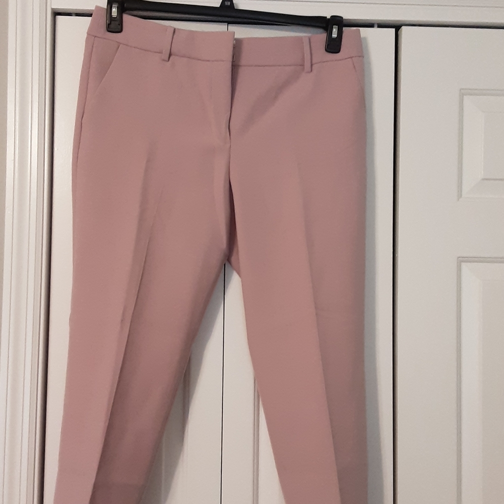 Talbots Hampshire Ankle Pants in soft pink NWT
